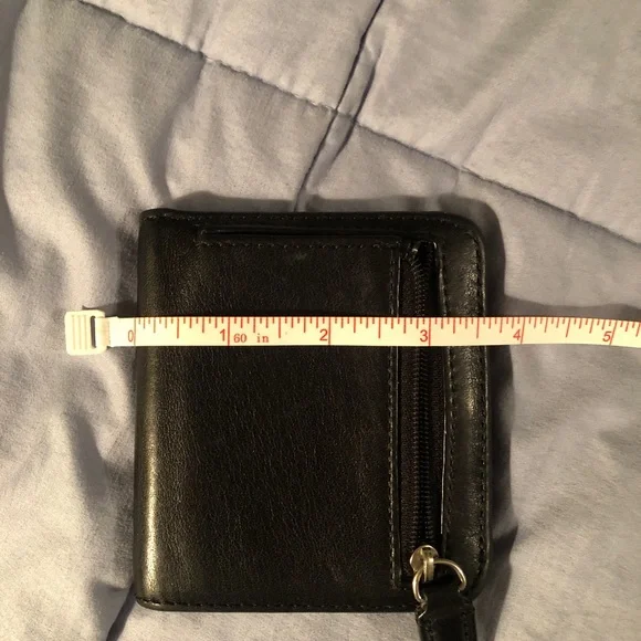 Coach New York black leather bifold wallet - Picture 6 of 7